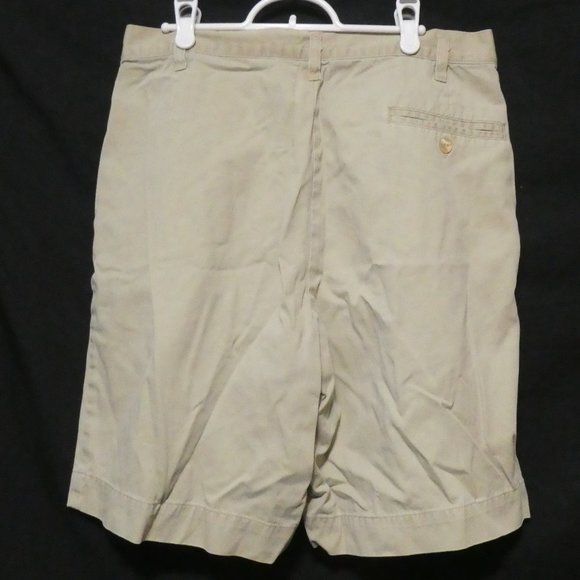 Khaki Casual Shorts | size 34 | 100% Cotton - Picture 2 of 13
